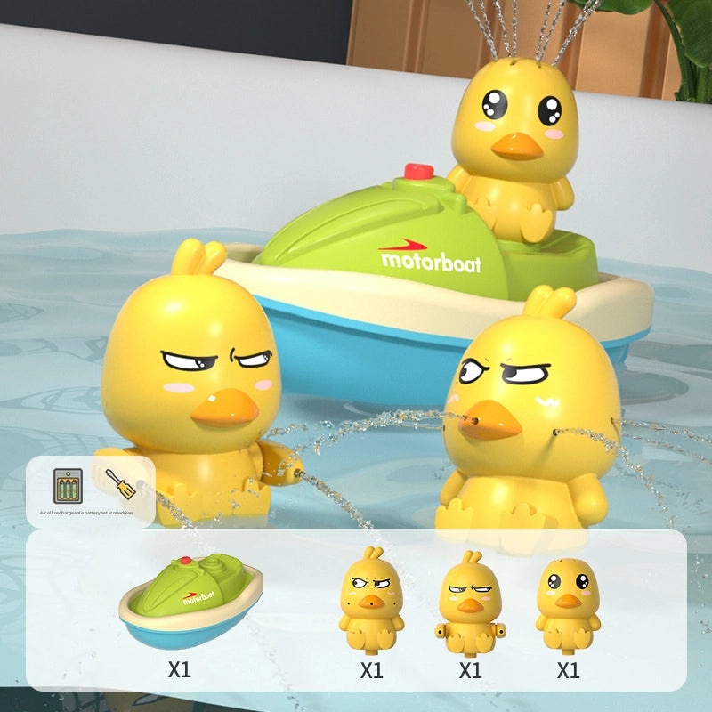 Electric Yellow Duck Bath Toy for Kids | Baby Bath Toys