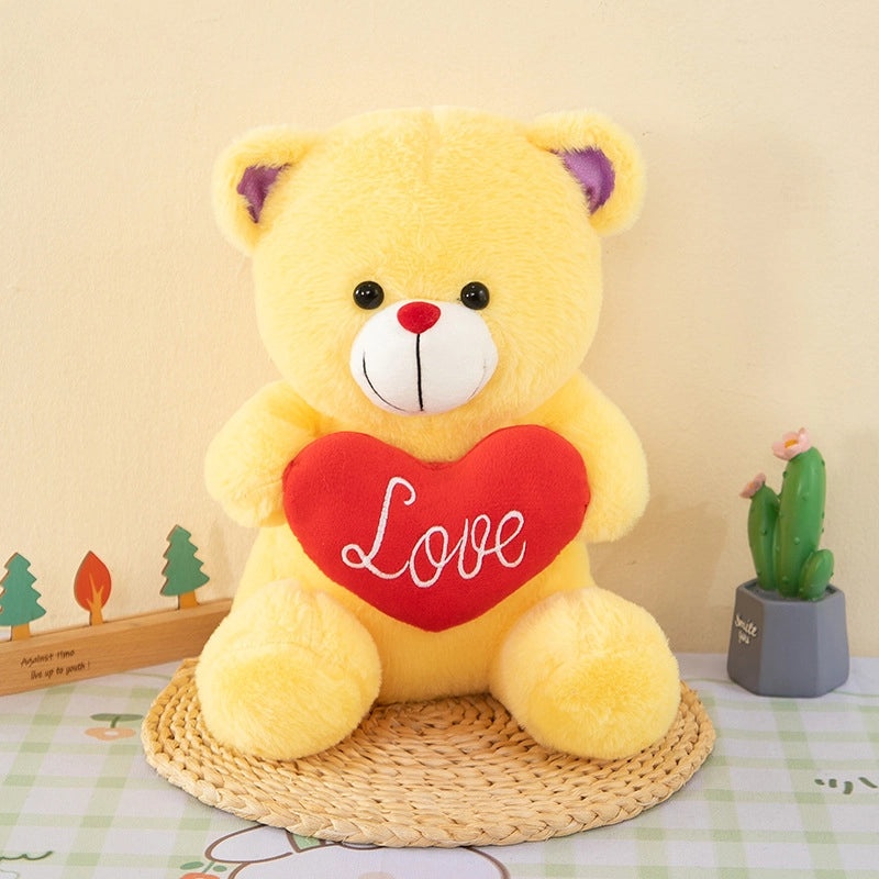 Cute Cartoon Love Bear Plush Doll Soft Rag Toy for Kids Gift|Toys & Games