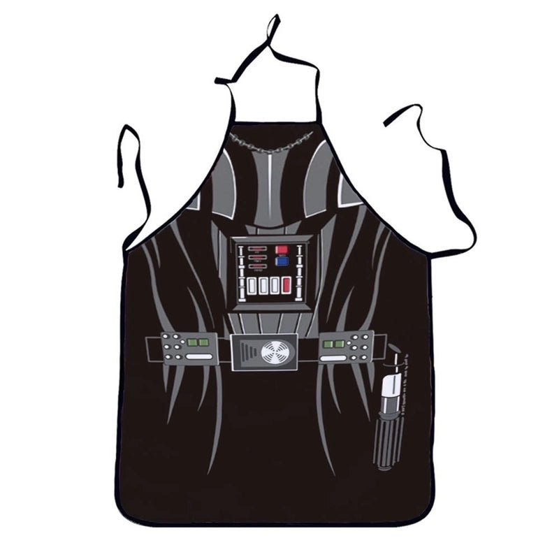 Stylish Cartoon Linen Apron for Kitchen Cooking|Kitchen & Dining