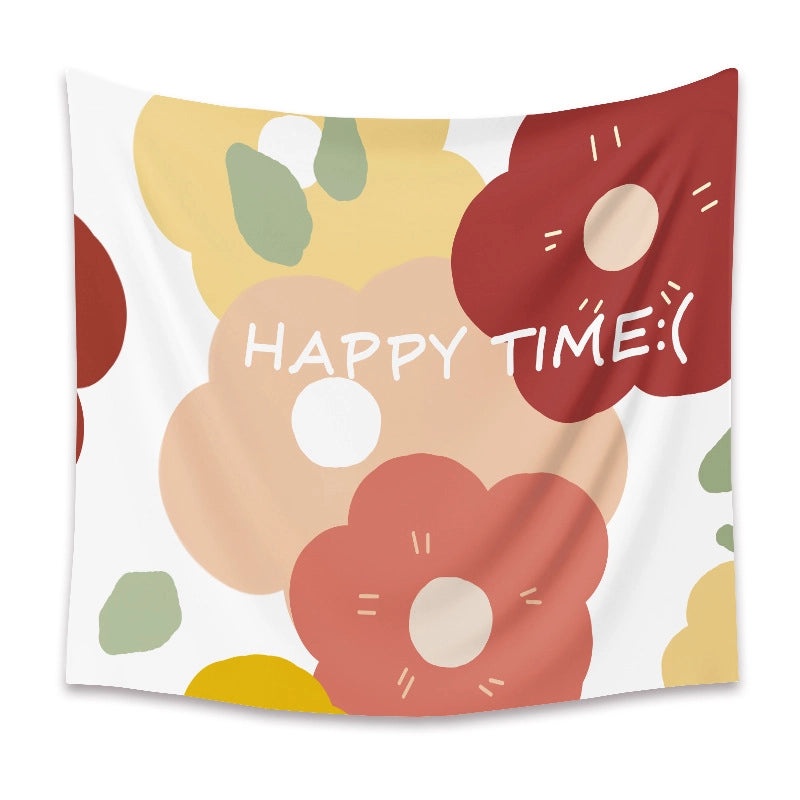 Abstract Floral Portrait Wall Hanging | Home Decor Tapestry