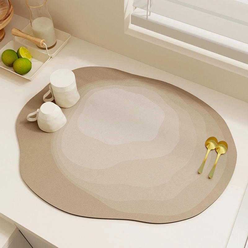 Soft Diatom Mud Kitchen Drying Mat Quick Absorbent Heat Insulation Anti-scald Oil-free Dining Table Coaster|Kitchen Accessories