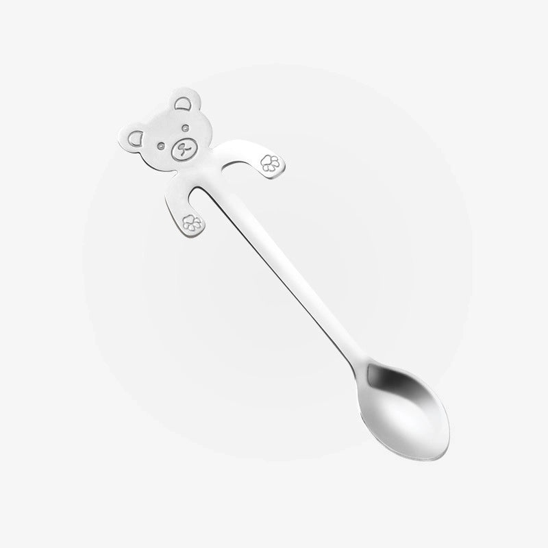 Cute Cartoon Stainless Steel Spoon for Everyday Use|Kitchen & Dining Utensils