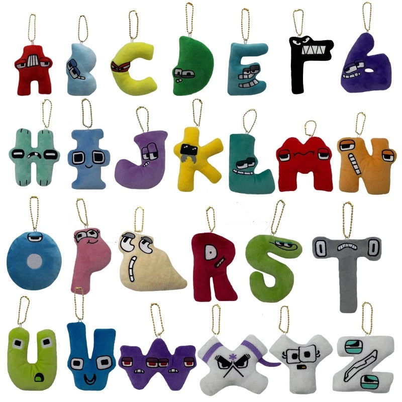 Alphabet Lore Plush Doll Pendant for Kids|Children's Educational Toys