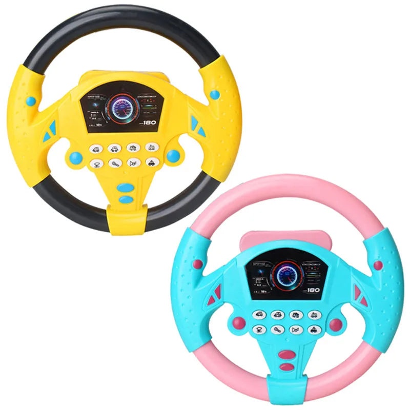 360-Degree Rotating Co-pilot Steering Wheel Simulator for Realistic Car Driving Experience|汽车配件与模拟器