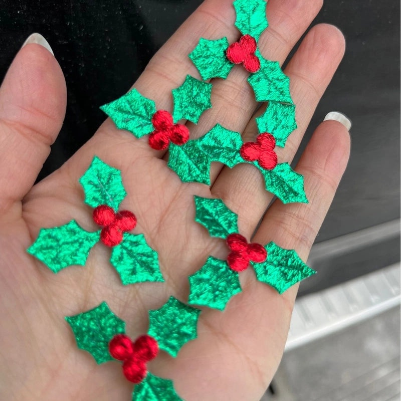 Christmas Green Leaf Hair Accessories DIY Handmade Floral Headdress Crafts Gifts | Jewelry & Accessories