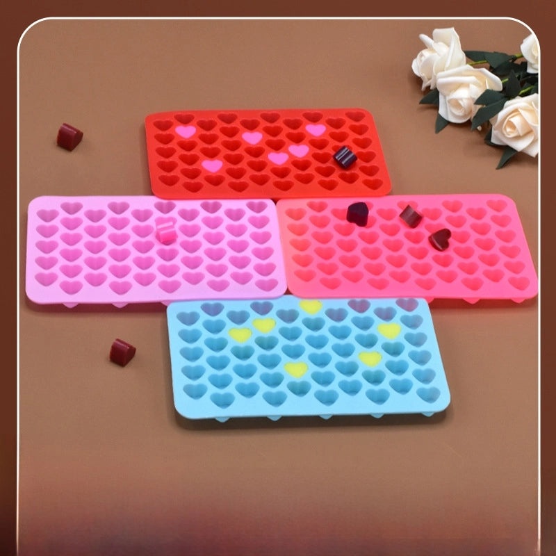 55 Cavity Love Chocolate Silicone Mold for DIY Baking Mini Jelly Pudding Biscuit Molds|Kitchen Baking Tools