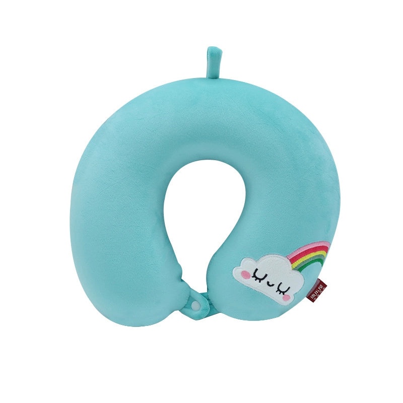 Cartoon Memory Foam U-Shaped Neck Pillow for Travel, Office, and Home | Travel Accessories