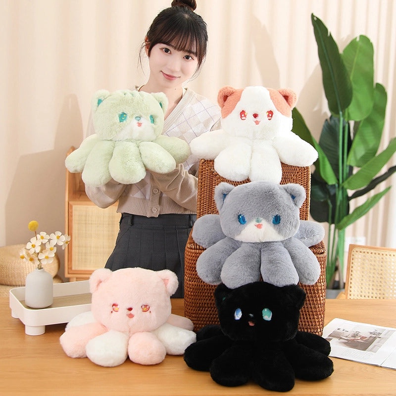 Cute Cat Stuffed Plush Toy Soft PP Cotton Filling|Stuffed Animals & Plush Toys