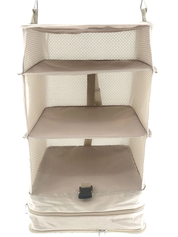 Three-layer Hanging Storage Bag for Clothes and Books | Home Storage & Organization