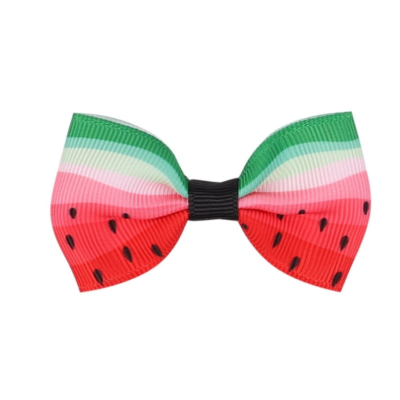 Fruit Pattern Bow Hairpin Watermelon Hair Clip for Kids | Children's Hair Accessories