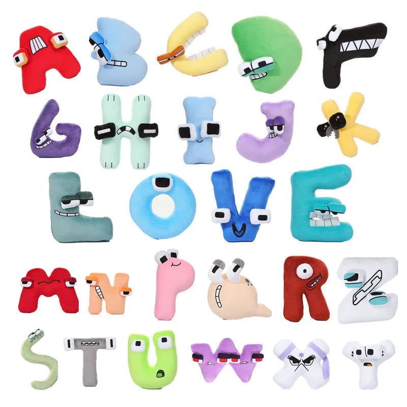 Alphabet Plush Toys - Alphabet Lore Pillow Doll for Kids' Learning | Educational Toys & Plush Dolls