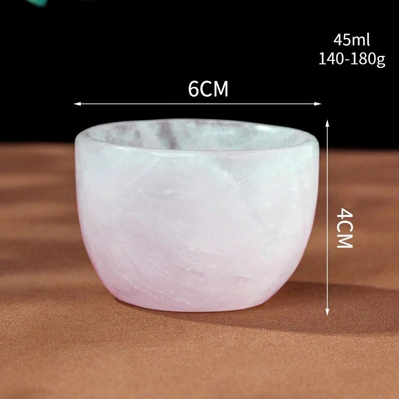 Women's Classic Crystal Teacup For Home Decor Pink White Heart Shaped