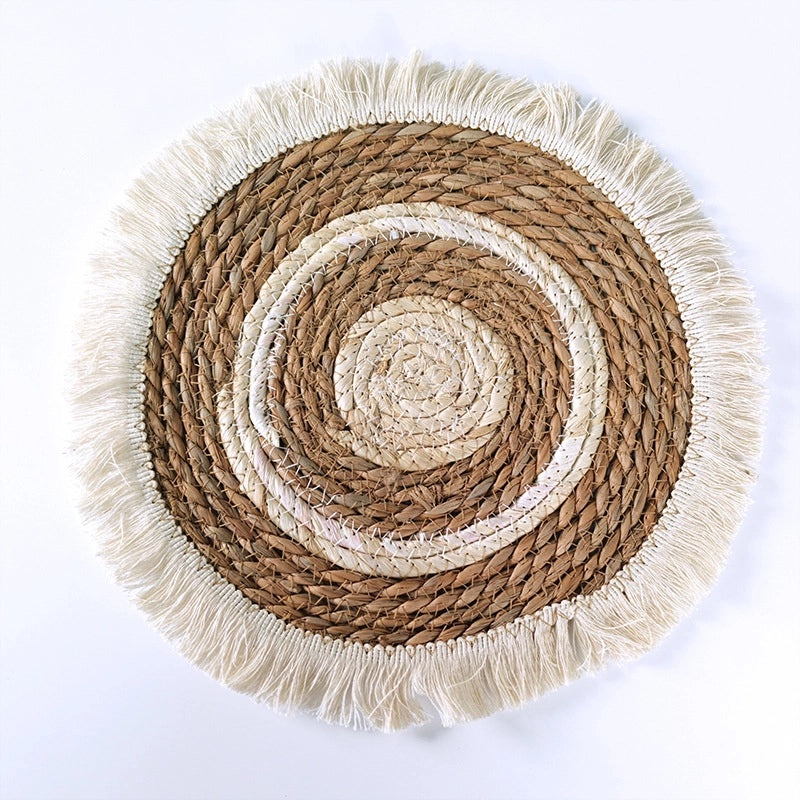 Ethnic Straw Wall Hanging Moroccan Style Home Decor Sofa Bedside Accent|Home Decor