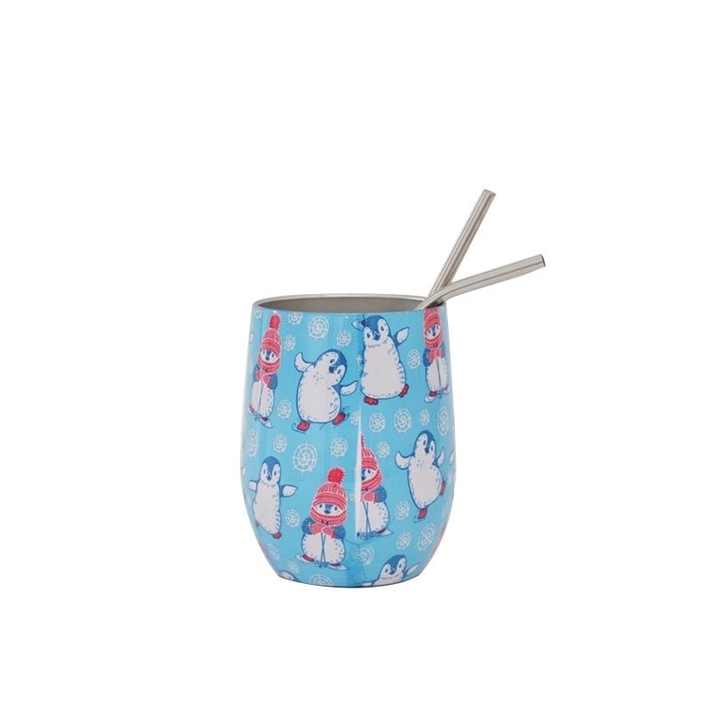 Cute Floral Cartoon Stainless Steel Water Bottle 500ml | Drinkware & Bottles