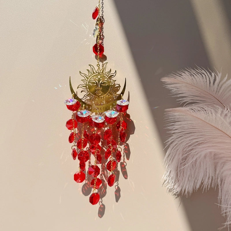 Delicate Sun Crystal Suncatcher for Window Decor | Home Decor