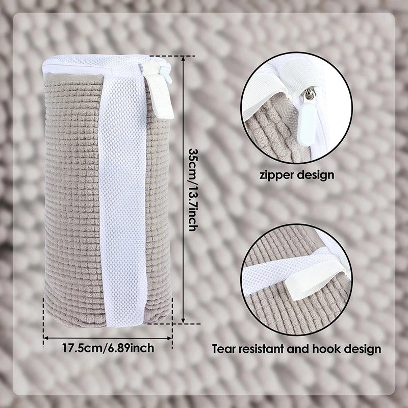 Soft Chenille Velvet Laundry Pouch for Everyday Use|Laundry Bags & Organizers