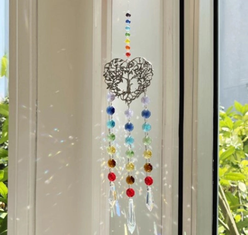 Vintage Christmas Tree Heart Crystal Wall Art Minimalist Artificial Decoration|Home Decor