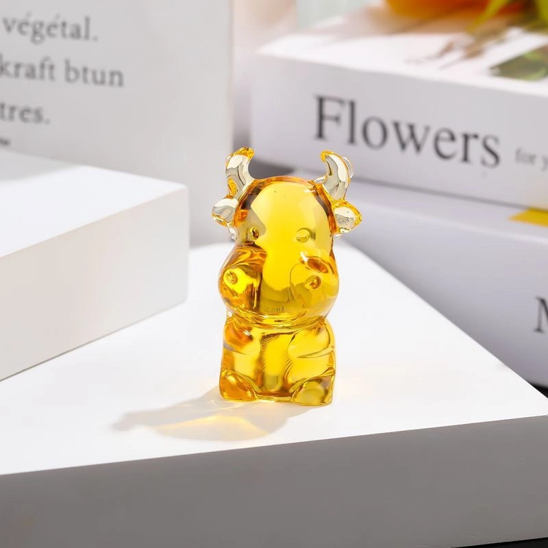 Charming Minimalist Animal Glass Ornaments|Home Decor