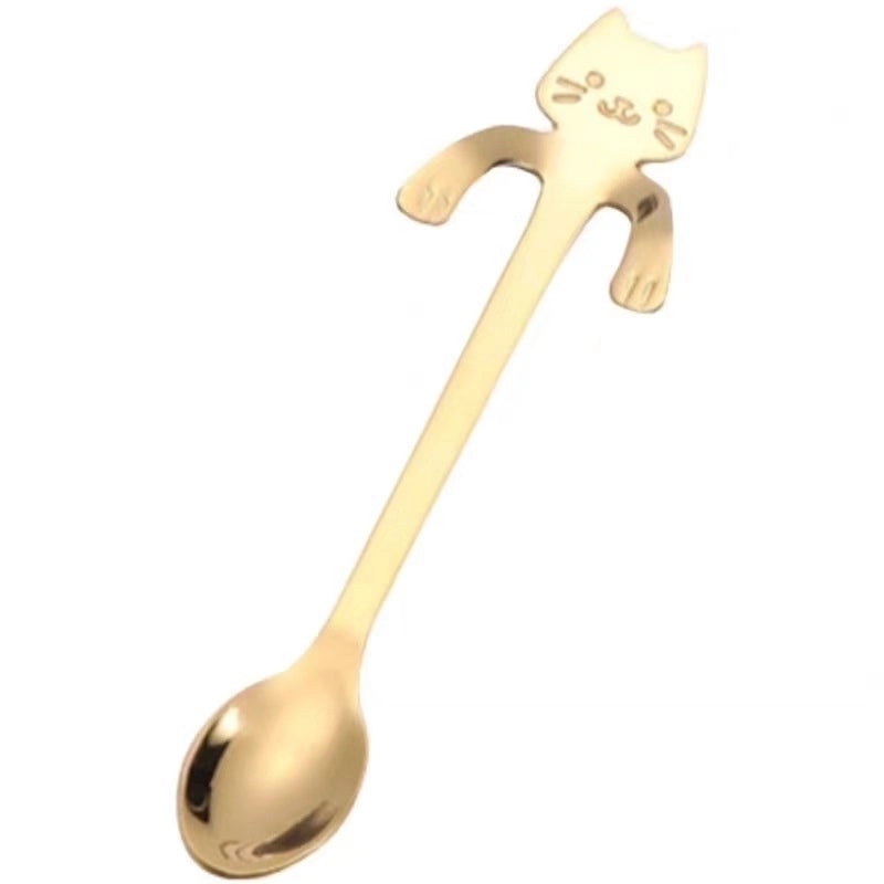 Adorable Cartoon Stainless Steel Spoon Single Piece | Kitchen Utensils & Cutlery