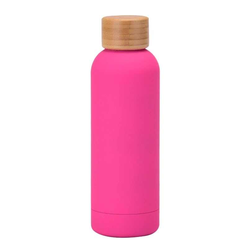 304 Stainless Steel Insulated Sports Water Bottle with Bamboo Lid Large Capacity Portable | Sports & Outdoors