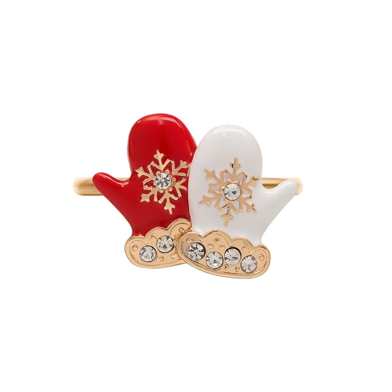 Multicolor Alloy Napkin Ring for Casual Vacation Dining 1 Piece|Home & Kitchen Tableware Napkin Rings