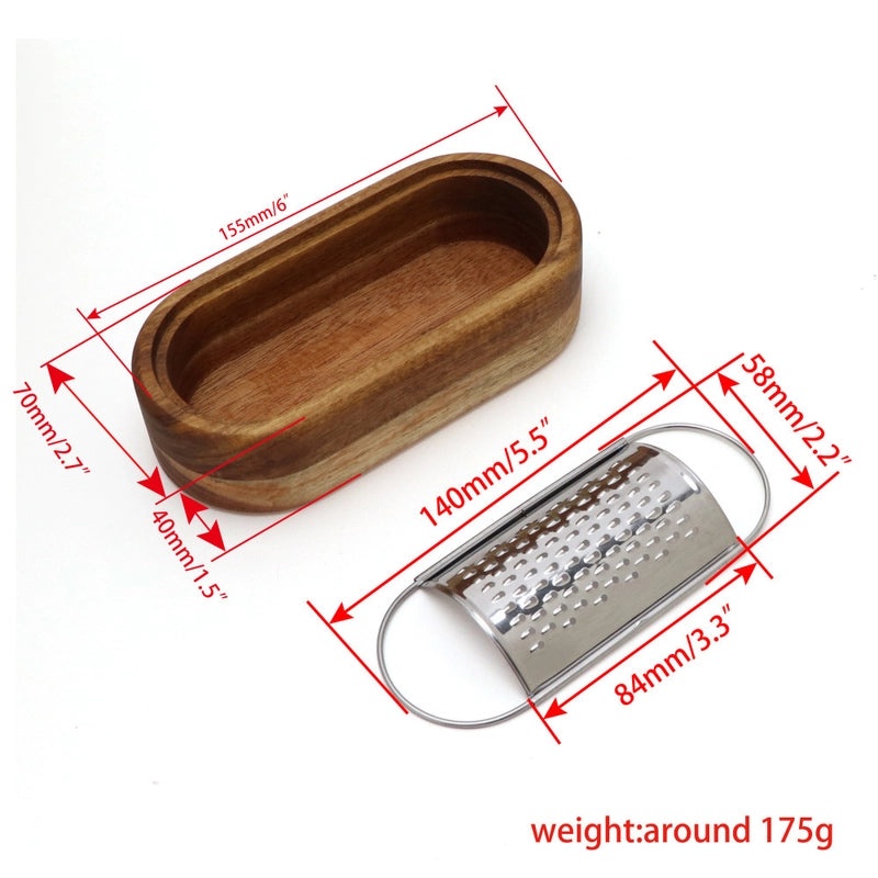 Stainless Steel Acacia Cheese Grater Box Shredder for Kitchen|Kitchen Tools & Gadgets