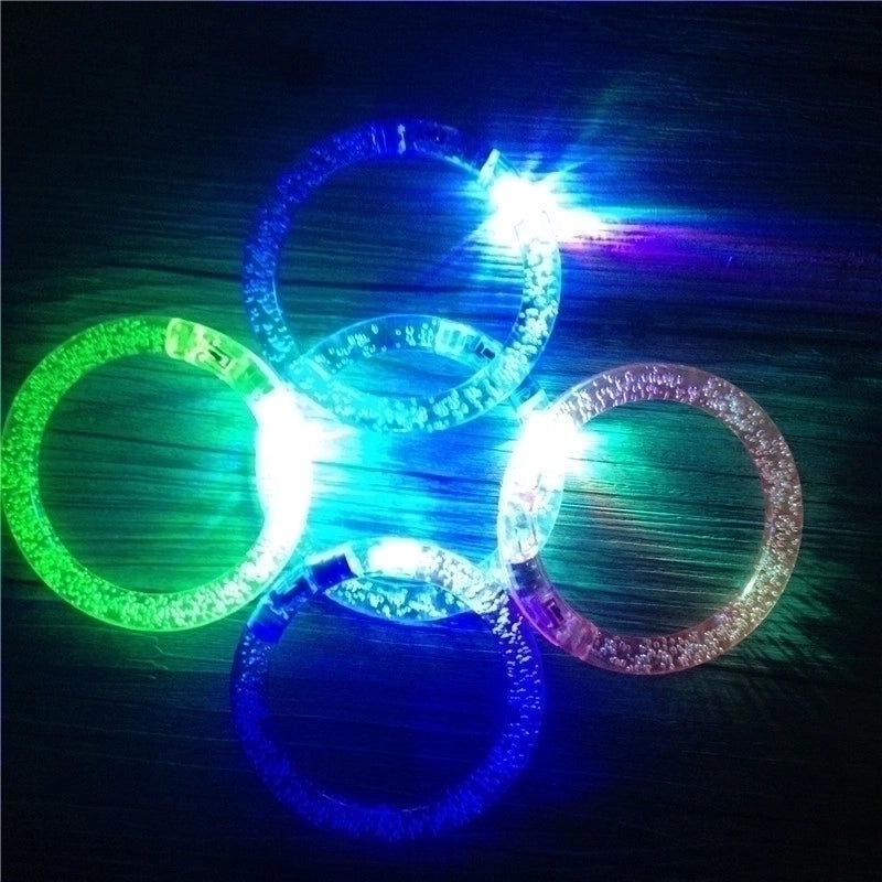 Colorful Acrylic Luminous Bangle Bracelet | Fashion Jewelry