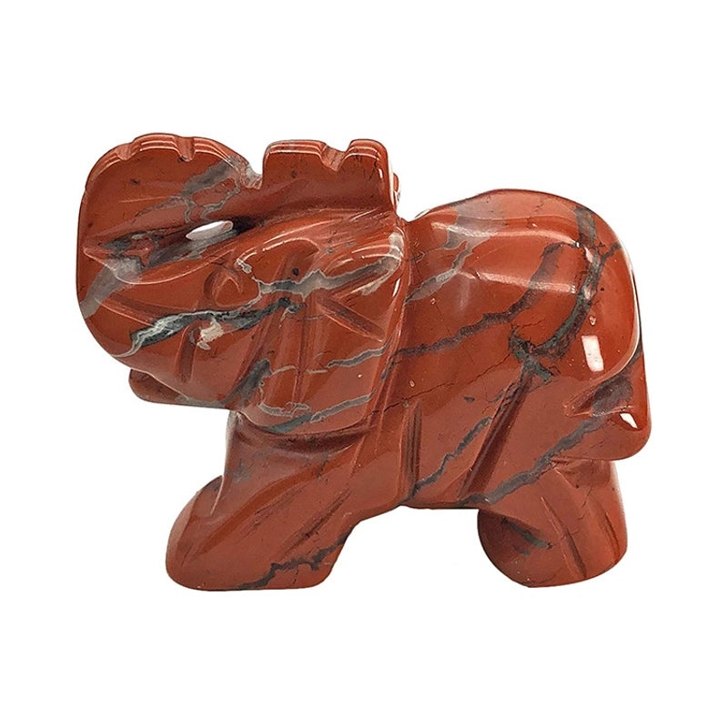 Set of 5 Minimalist Elephant Crystal Figurines | Home Decor Ornaments|Artificial Decorative Accessories|Elegant Table Decorations|Gift Ideas|Deco