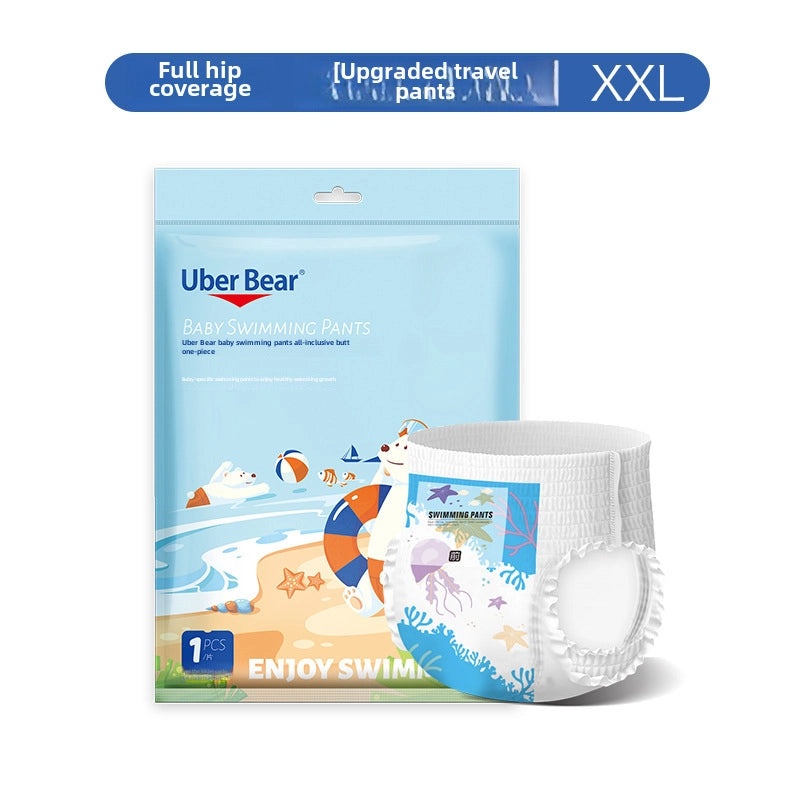 Uber Bear Baby Swimming Diapers Waterproof Disposable Pull-up Pants for Infants | Baby Swimwear & Diapers