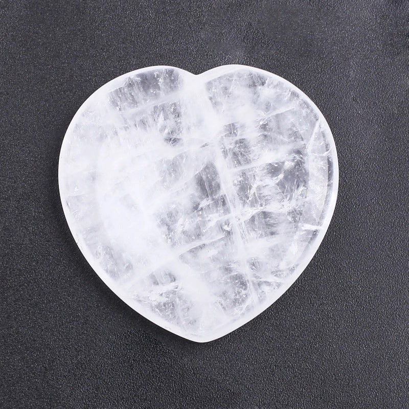 Retro Minimalist Heart Shaped Jade Stone Gem N2683-Y09 | Jewelry & Accessories