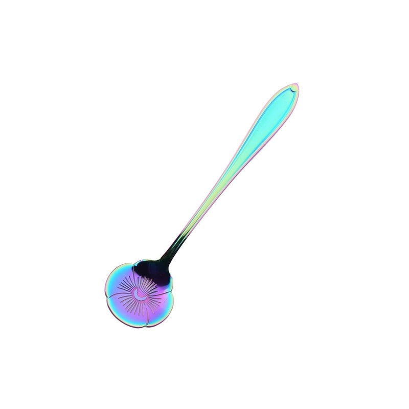 Vacation Floral Stainless Steel Spoon Single Piece | Kitchen & Dining Accessories