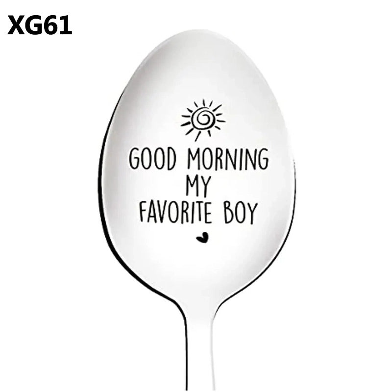 Trendy Stainless Steel Lettered Tableware Single Piece|Home & Kitchen Tableware