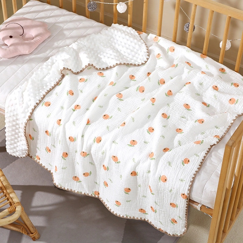 Adorable Animal Print Striped Solid Cotton Baby Bedding Set|Baby Bedding & Accessories