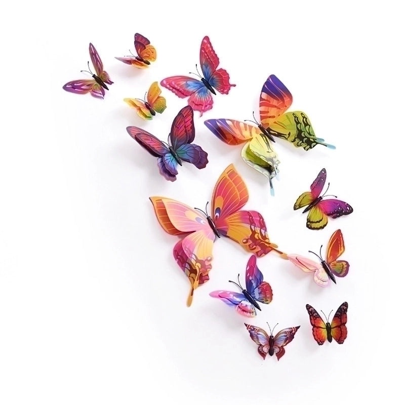 Elegant Butterfly Wall Decals 12-Piece Set for Home Decoration|Home Decor Wall Stickers