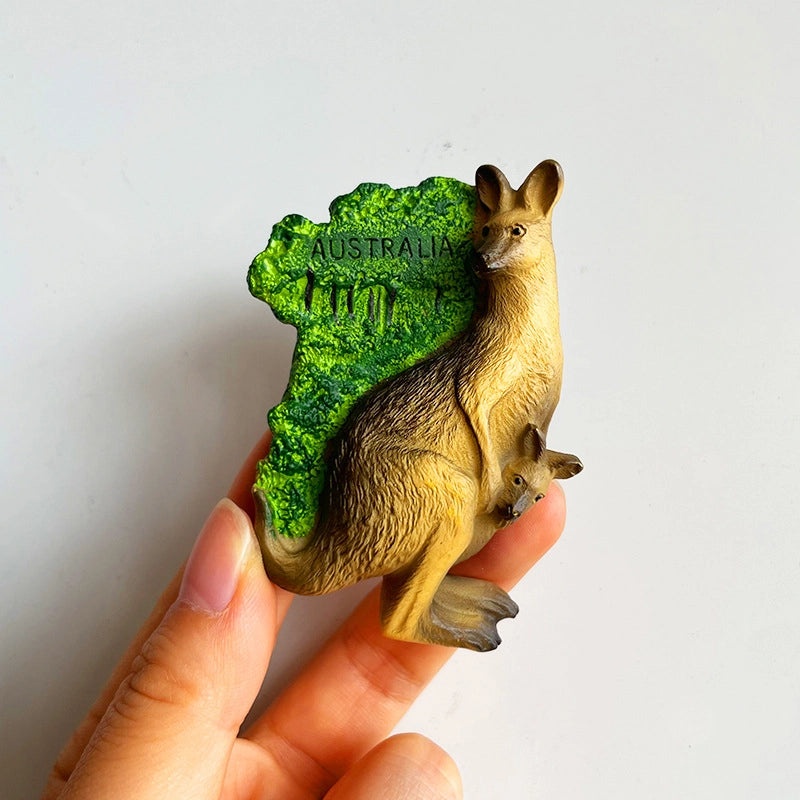 3D Travel Refrigerator Magnet Stickers Europe Cities Souvenirs Creative Tourist Gifts|Home Decor & Magnets