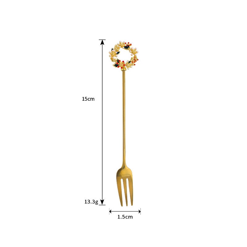 Festive Cartoon Stainless Steel Cutlery Set|Kitchen & Dining
