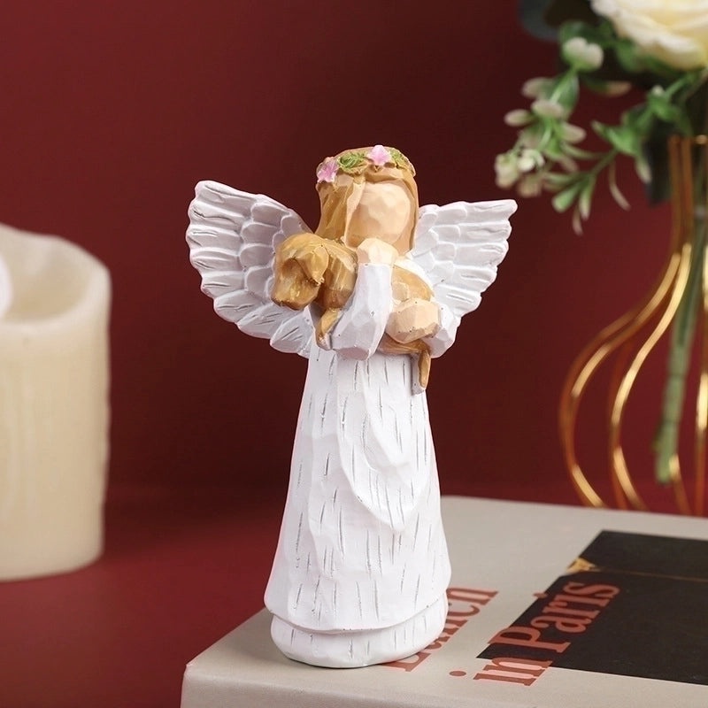 Timeless Angel Resin Figurines Decorative Artificial Ornaments|Home Decor Accessories