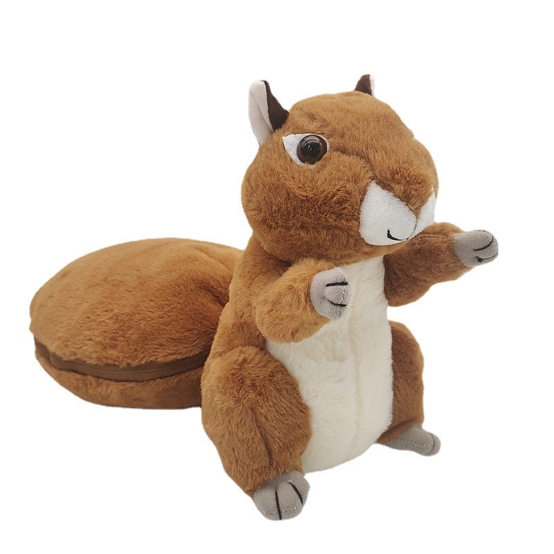 Cute Squirrel Plush Toy Holding Nut | Plush Toys