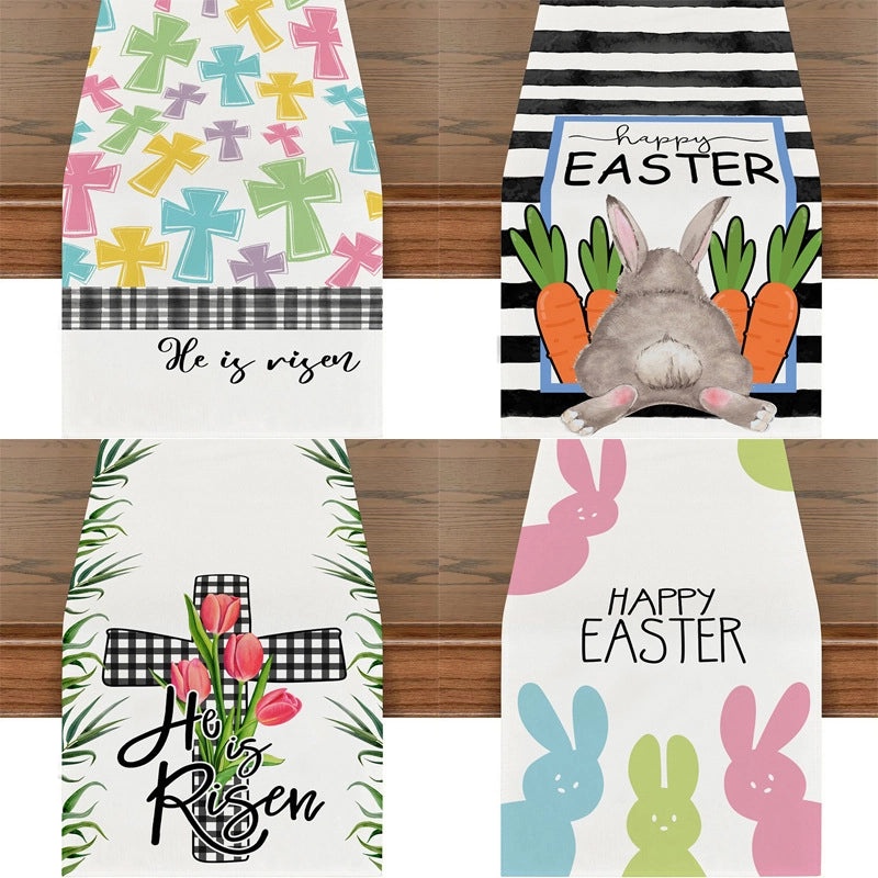 Classic Easter Rabbit Linen Letter Decoration|Home Decor