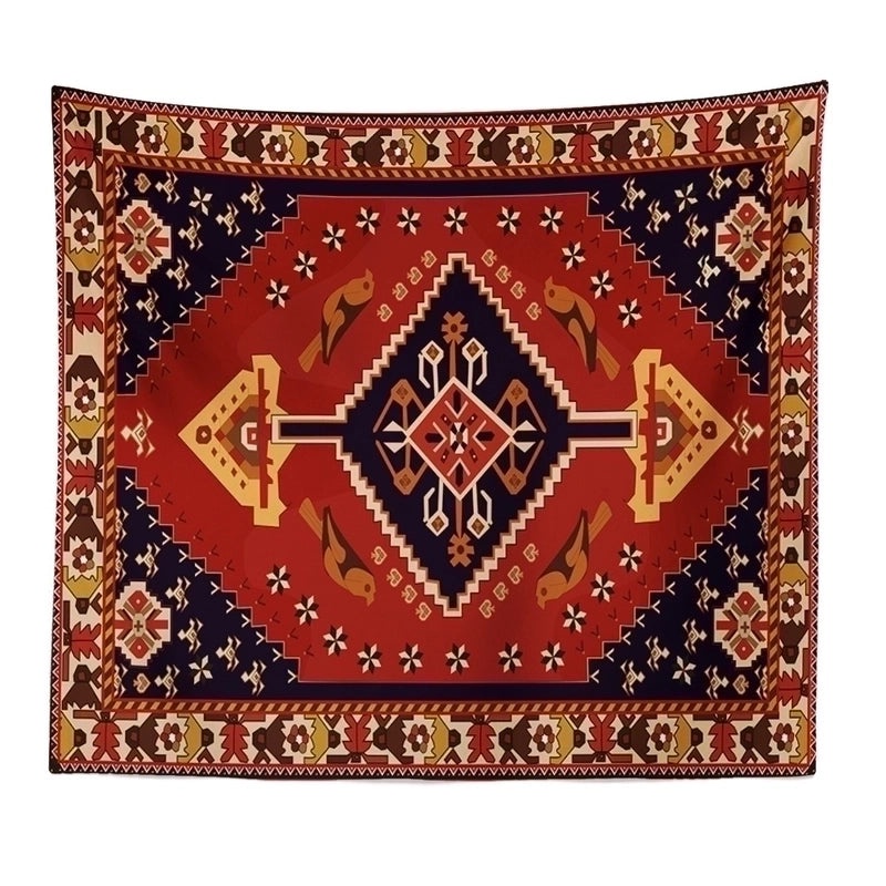 Ethnic Geometric Argyle Pattern Polyester Wall Hanging Tapestry|Home Decor