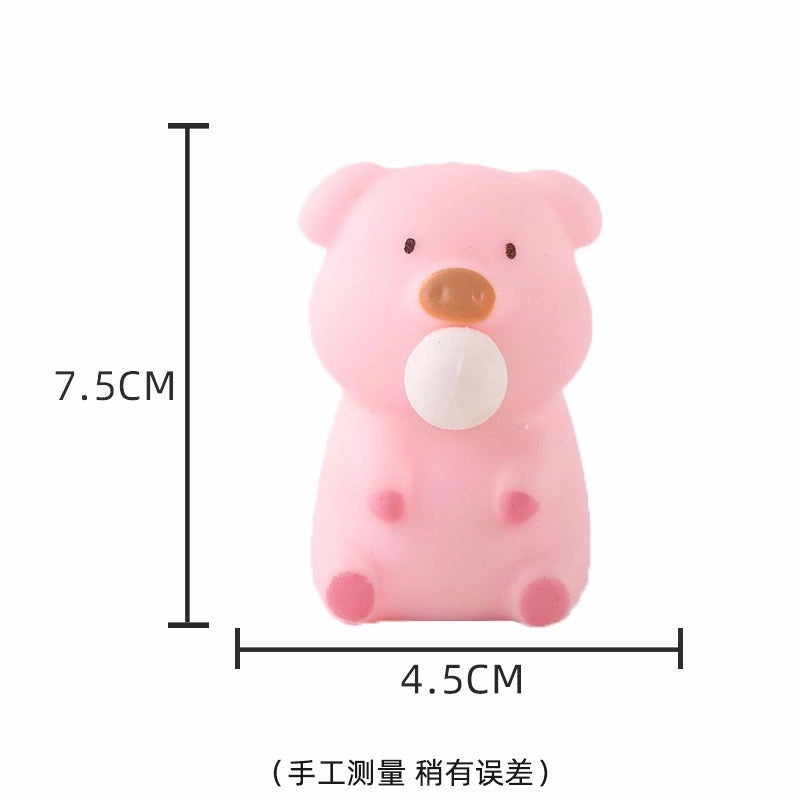 Christmas Squishy Animal Toys Santa Claus Snowman Soft PVC TPR Stress Relief Gifts|Squishy Toys & Stress Relief