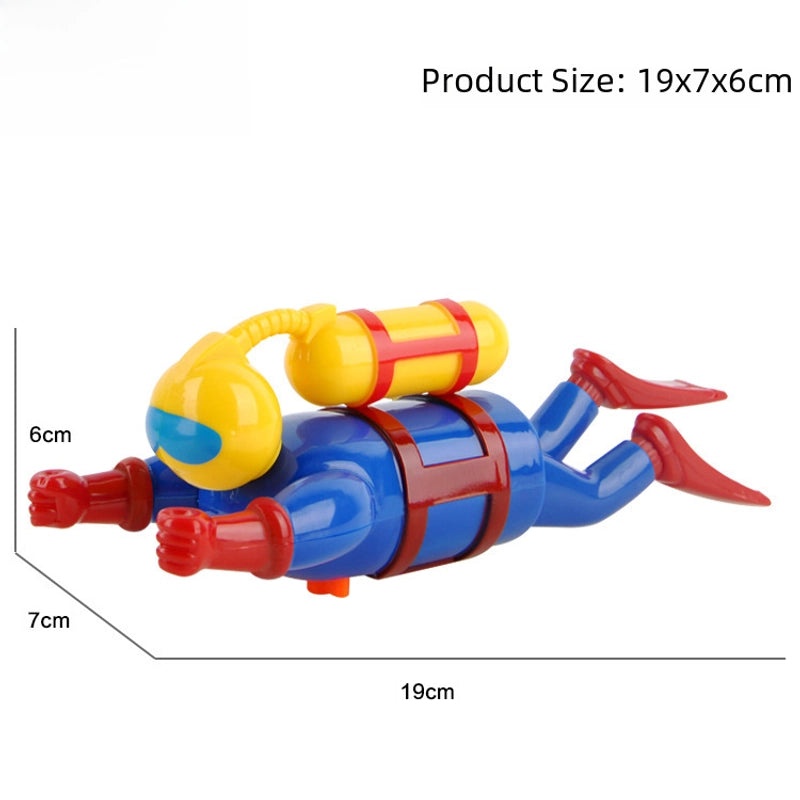 Kids Diving Doll Toy with Coil Swim Bath Pool Fun|Children's Toys & Bath Accessories