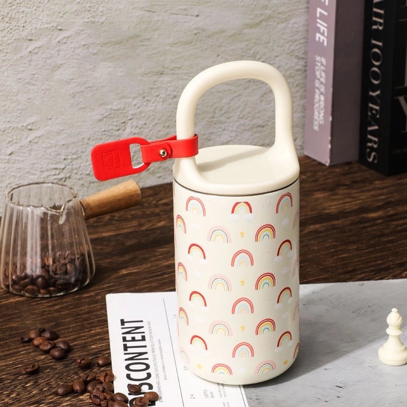 Kids 316 Stainless Steel Travel Thermos Cup Cute Rainbow Dinosaur