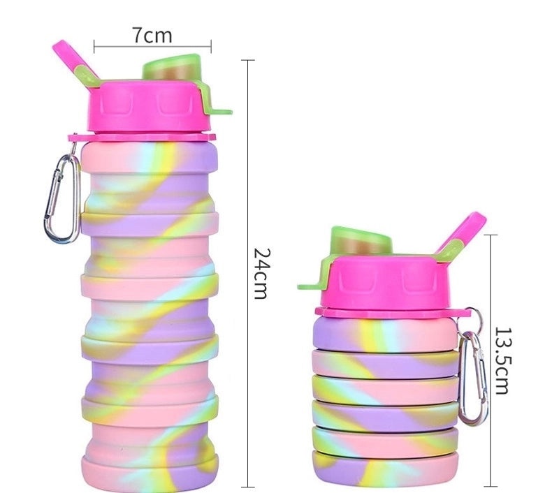 Camouflage Pattern Silicone Water Bottles | Drinkware & Hydration Accessories
