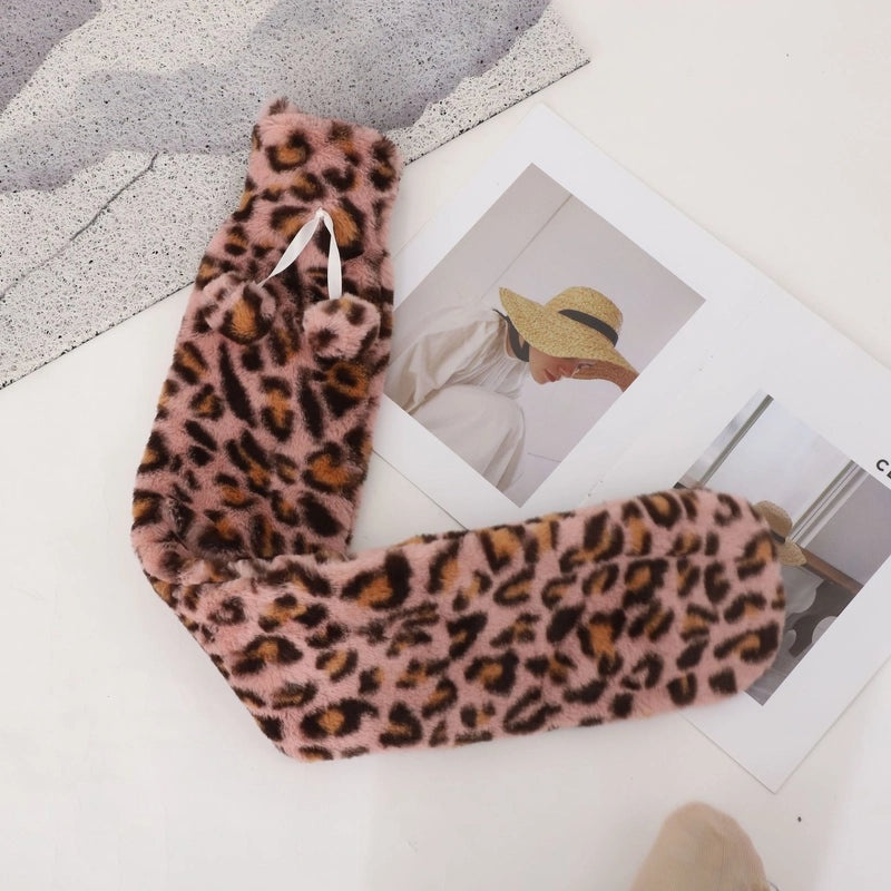 Cartoon Plush Hot Water Bag UK Christmas Hand Warmer Soft Long Water Filling Hot Water Bottle|Home & Living