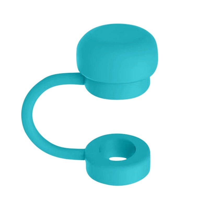 Elegant Floral Silicone Straw Cap for Cups | Drinkware Accessories