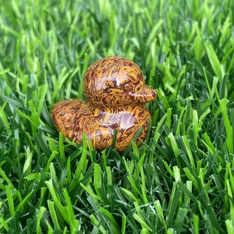 Retro Duck Natural Stone Ornament Cute Decorative Artificial Sculpture|Home Decor