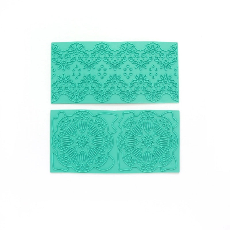 Sugar Cake Printing Mold Set 2PCS | Baking Tools & Accessories