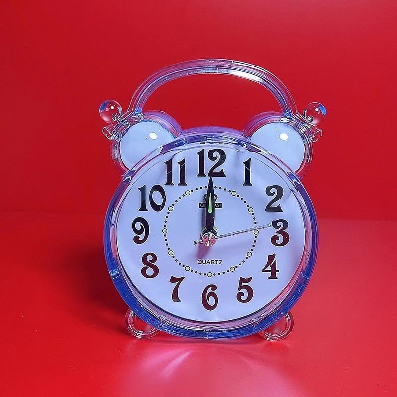 Retro Musical Instrument Train Bicycle Plastic Alarm Clock Decorative Ornament|Home Decor & Clocks