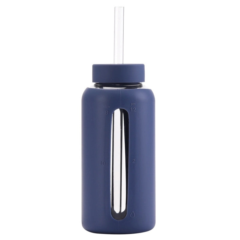 Glass Water Bottles with Solid Color Design for Everyday Use|Water Bottles